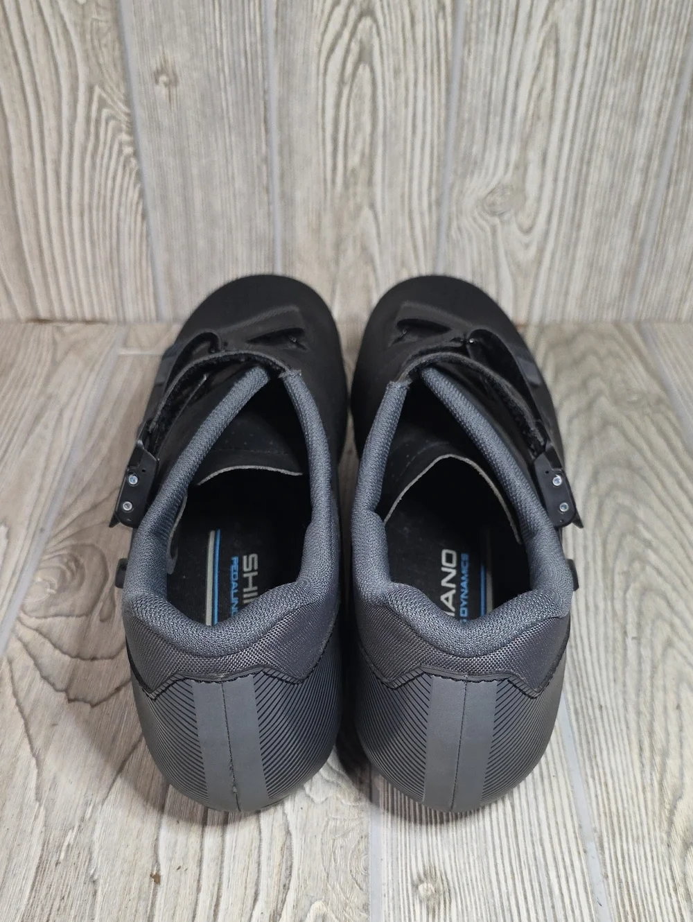Shimano RP3 Model SH-RP301 Road Cycling Shoes Black Leather Mens Size 47 US 11.5